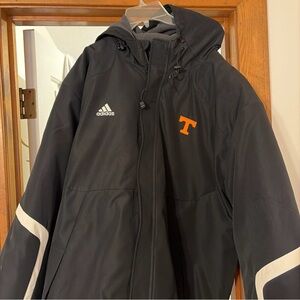 Adidas Black Performance Jacket Tennessee Volunteers